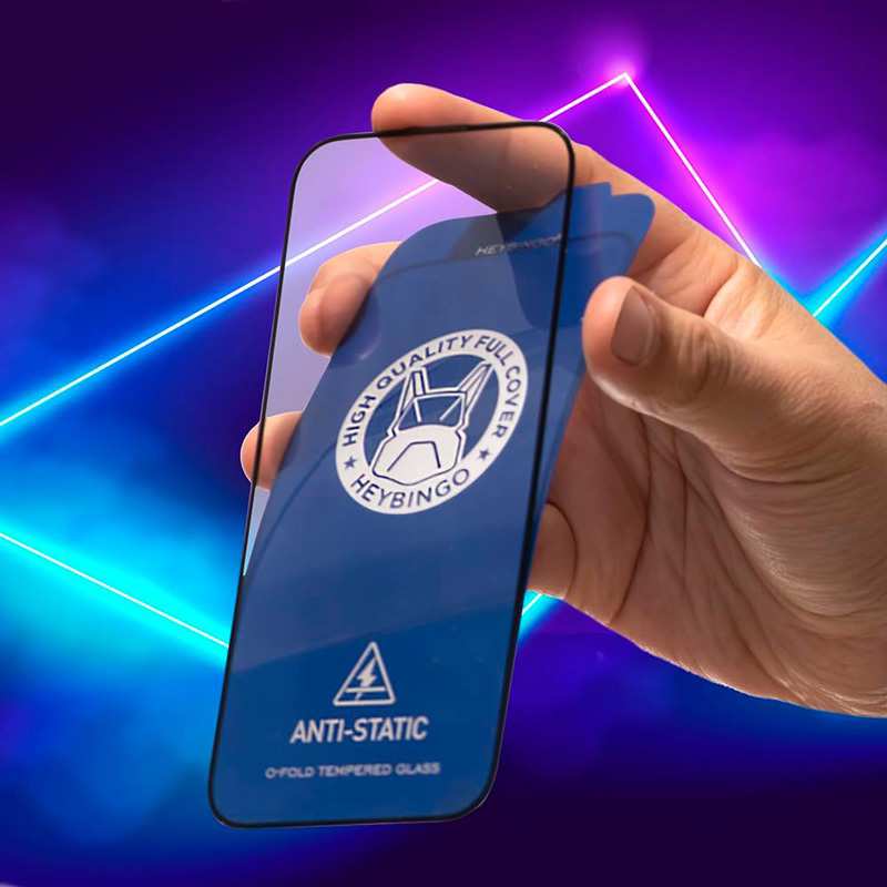 گلس آنتی استاتیک شفاف آیفون 16 پرو HEYBINGO