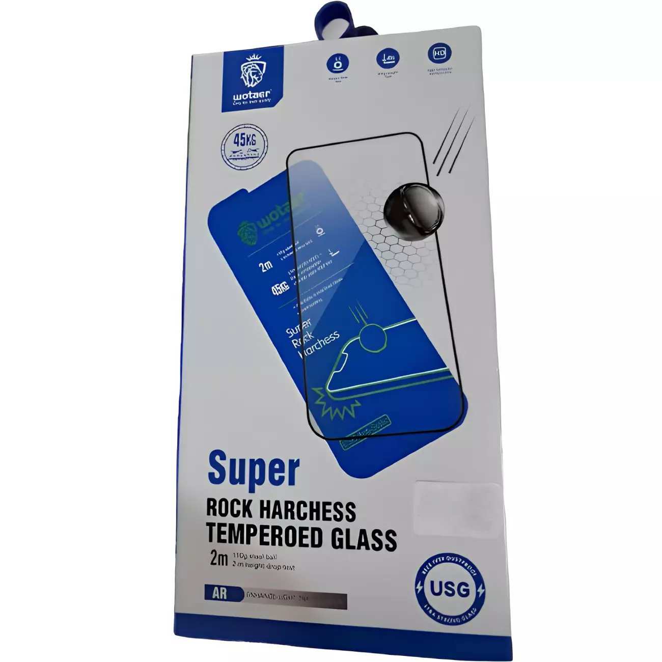 گلس شیشهای آنتی استاتیک آیفون 11 Wotaer