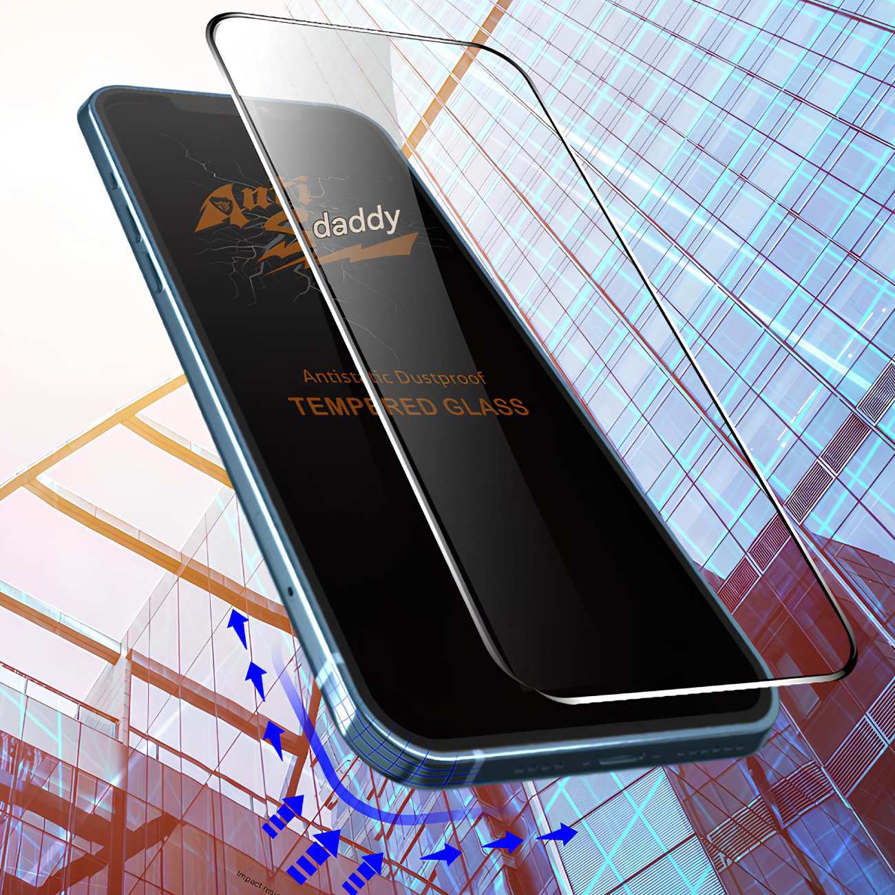 گلس آنتی استاتیک ناتینگ فون 1 شیشهای میتوبل Anti-Static