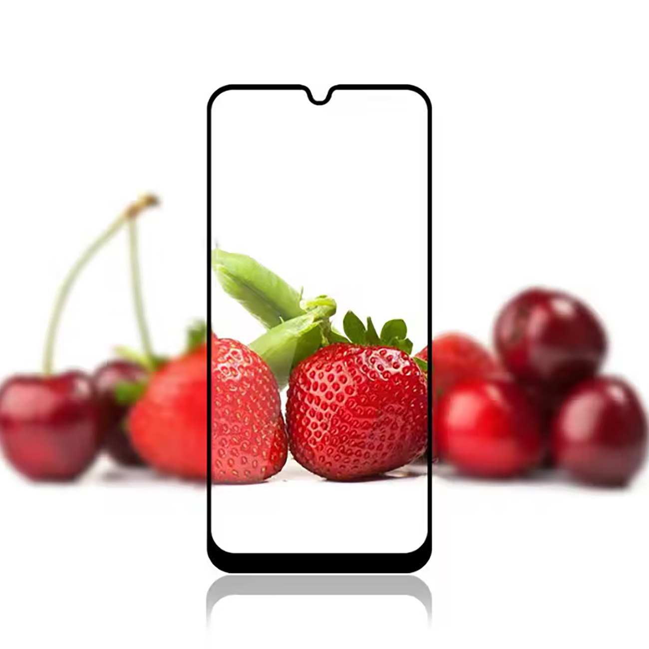 گلس شیشهای تمام چسب گوشی شیائومی ردمی 13سی/ پوکو سی 65 آنتی استاتیک Anti-Static