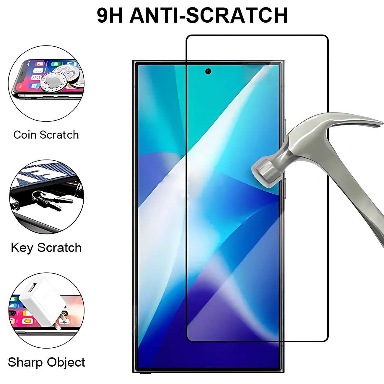 گلس گوشی سامسونگ گلکسی S25 Ultra لنبی