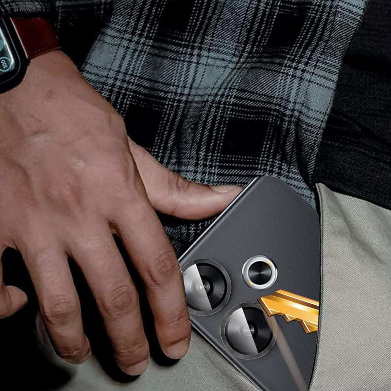 محافظ رینگی لنز دوربین شیائومی پوکو اف5 TOP SHOCK