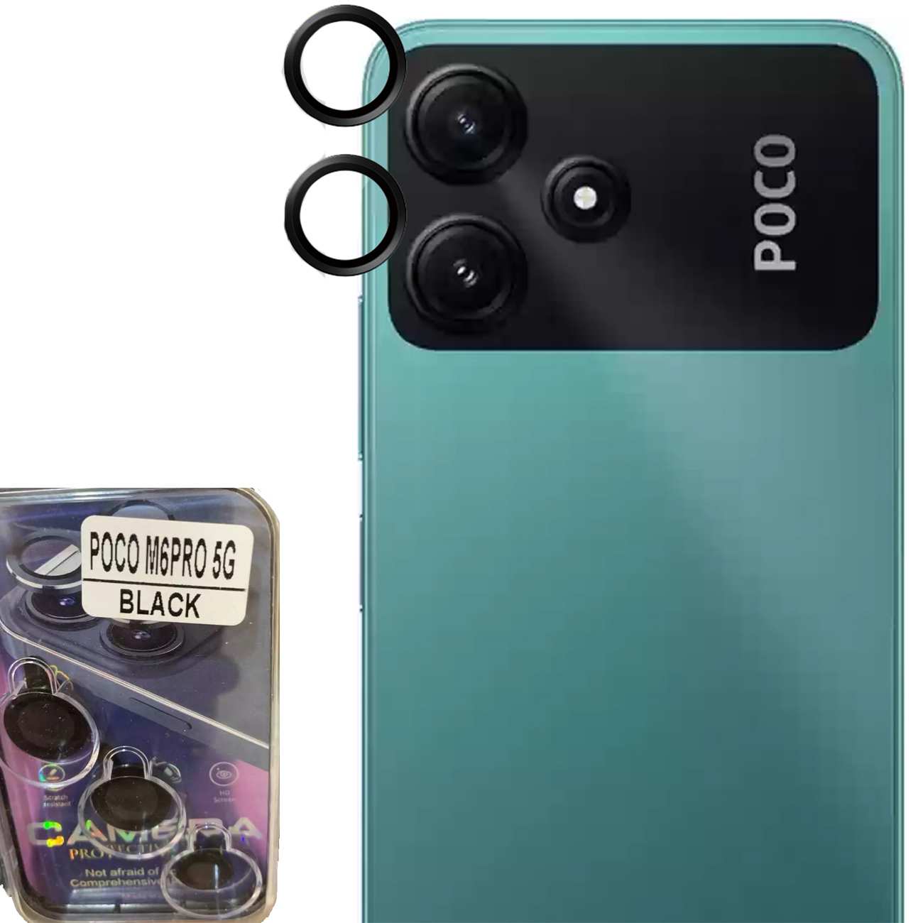 محافظ رینگی لنز دوربین شیائومی پوکو M6 پرو فایوجی