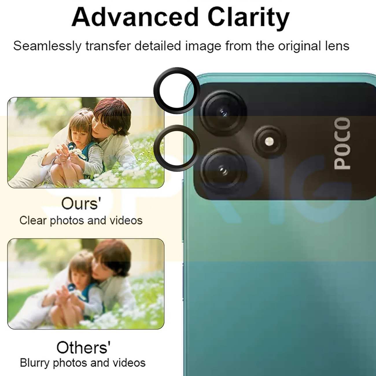 محافظ رینگی لنز دوربین شیائومی پوکو M6 پرو فایوجی