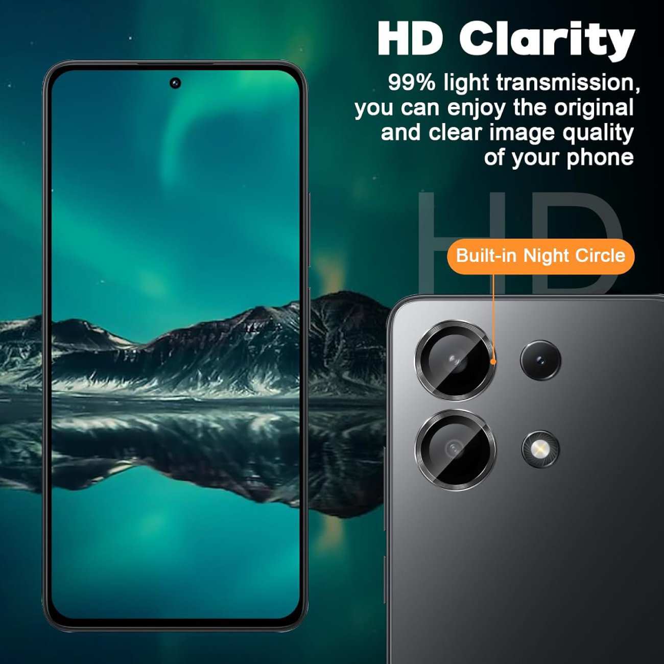 گلس لنز دوربین شیائومی پوکو ام 6 پرو فورجی