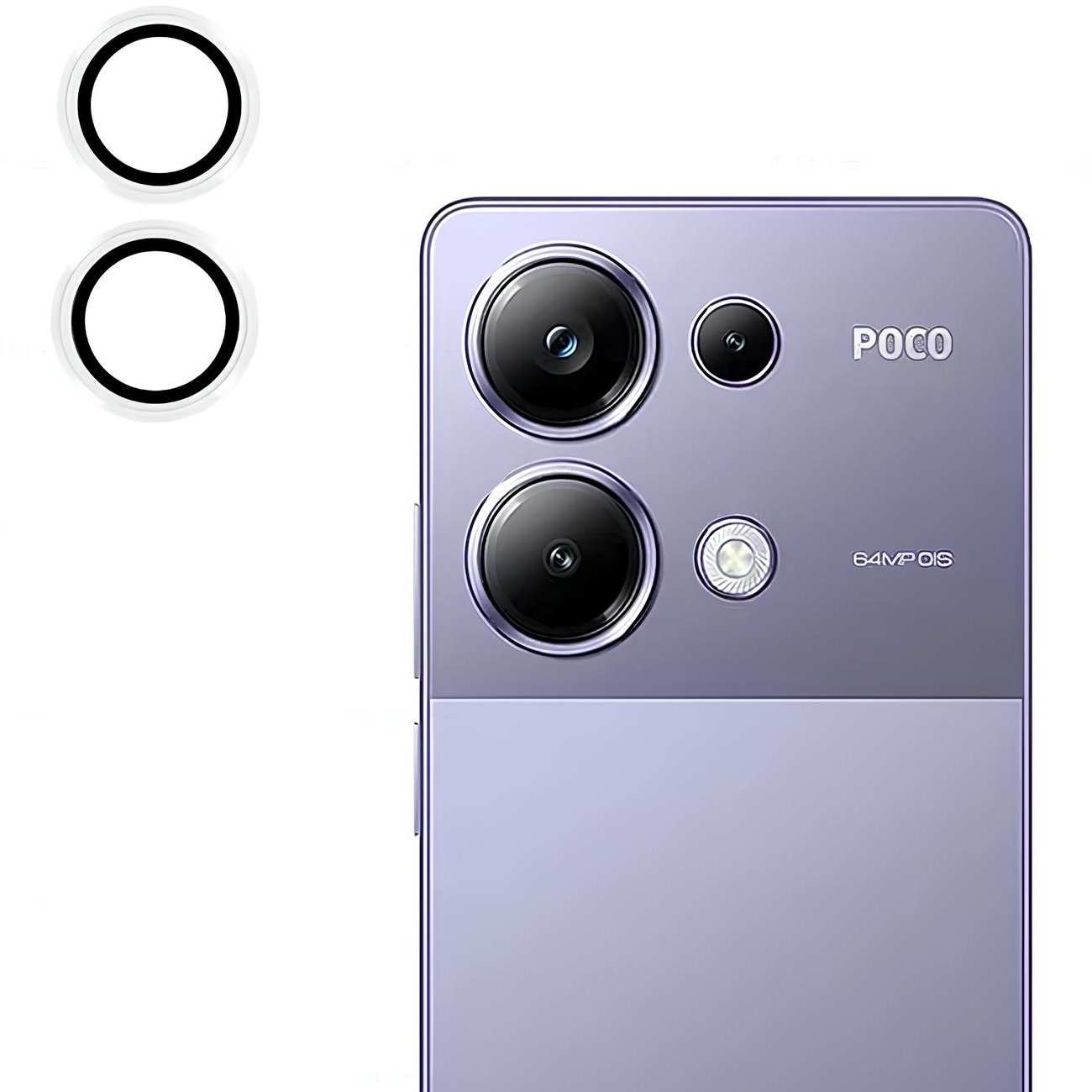 گلس لنز دوربین شیائومی پوکو ام 6 پرو فورجی