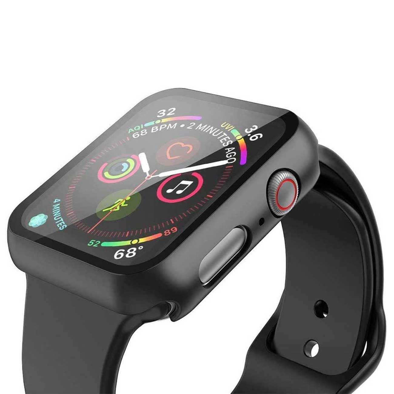 قاب محافظ و گلس اپل واچ 41 میلیمتری سری 4 تا 6 و SE