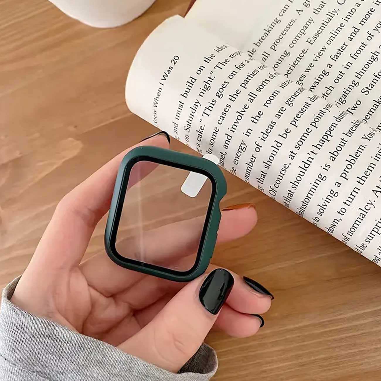 قاب محافظ و گلس اپل واچ 41 میلیمتری سری 4 تا 6 و SE