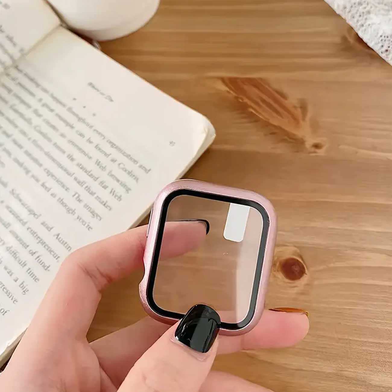 قاب محافظ و گلس اپل واچ 41 میلیمتری سری 4 تا 6 و SE