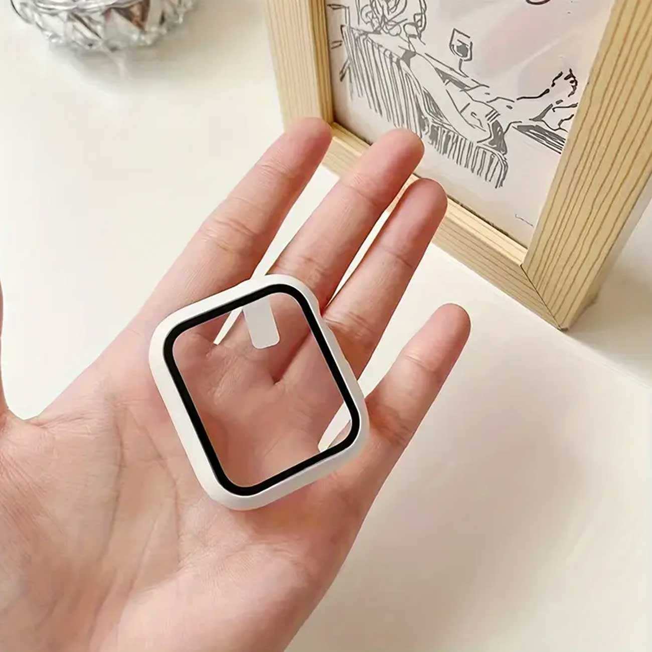 قاب محافظ و گلس اپل واچ 41 میلیمتری سری 4 تا 6 و SE