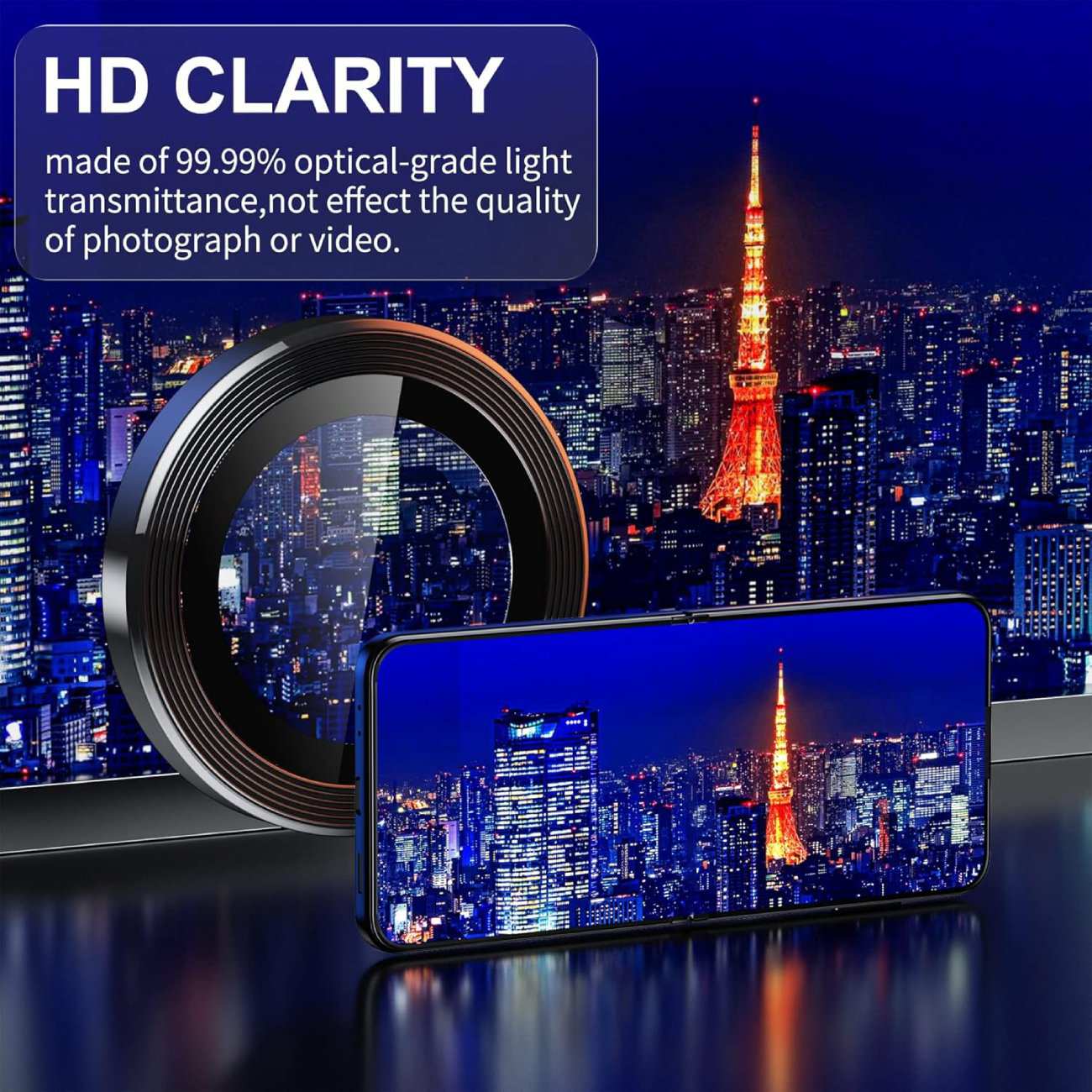 محافظ لنز دوربین رینگی سامسونگ Galaxy S23 Ultra