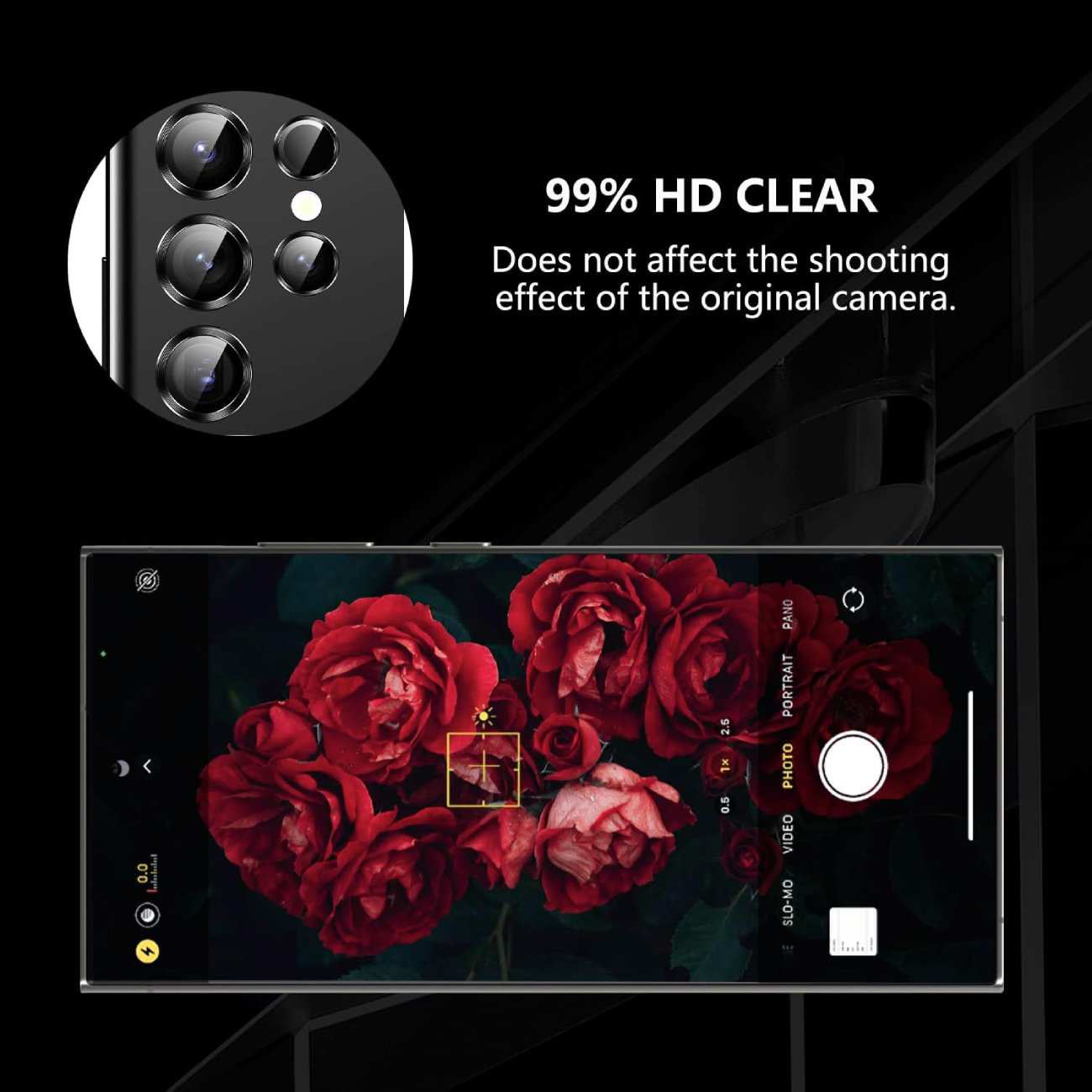 محافظ لنز دوربین رینگی سامسونگ Galaxy S23 Ultra