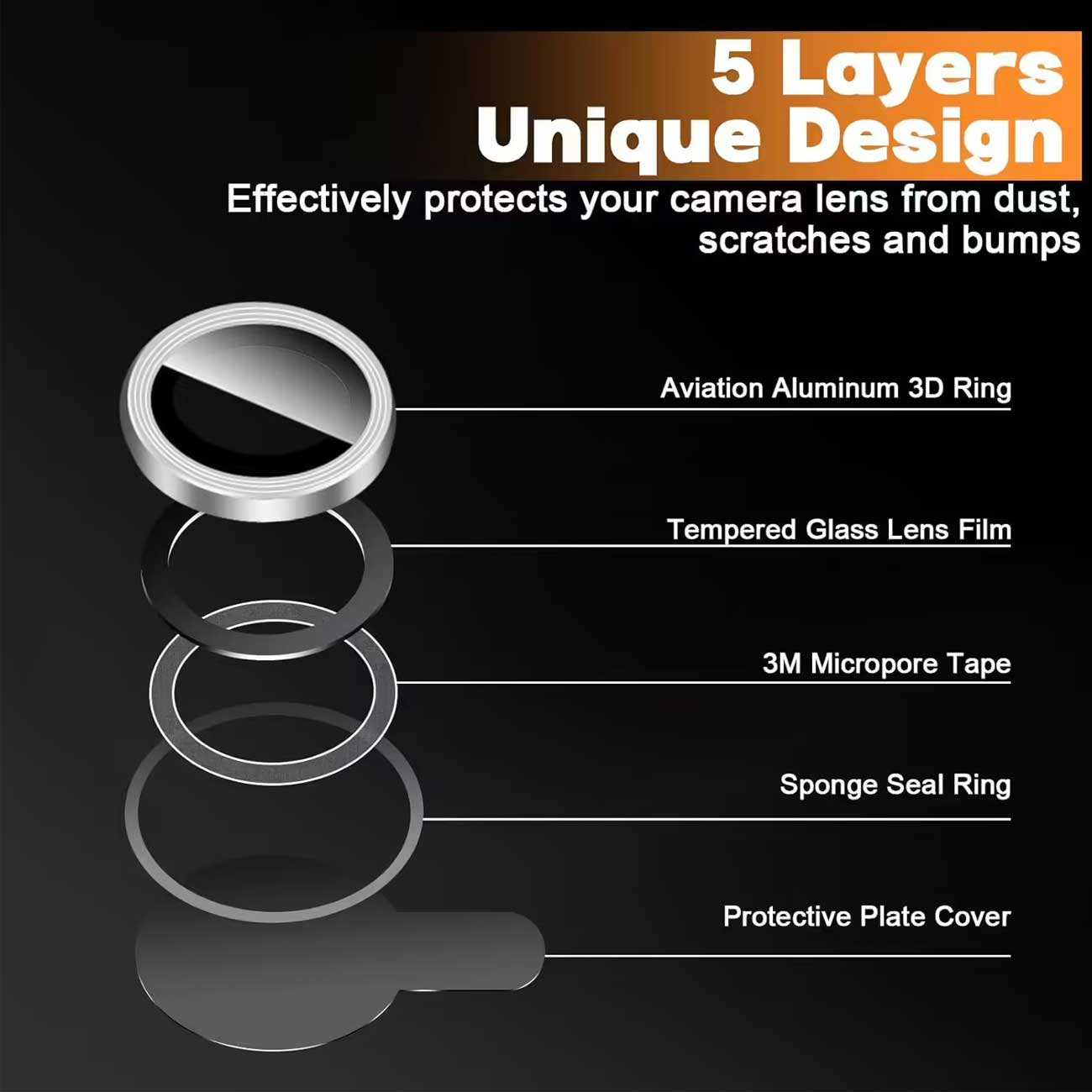 گلس لنز دوربین گوشی سامسونگ اس 23 اف ای