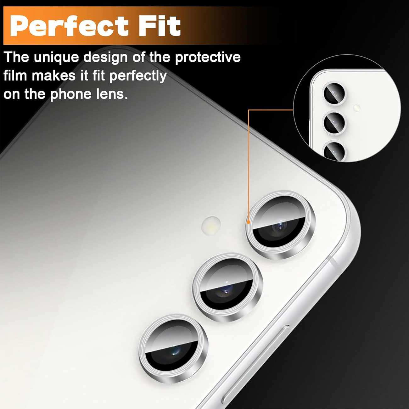 گلس لنز دوربین گوشی سامسونگ اس 23 اف ای