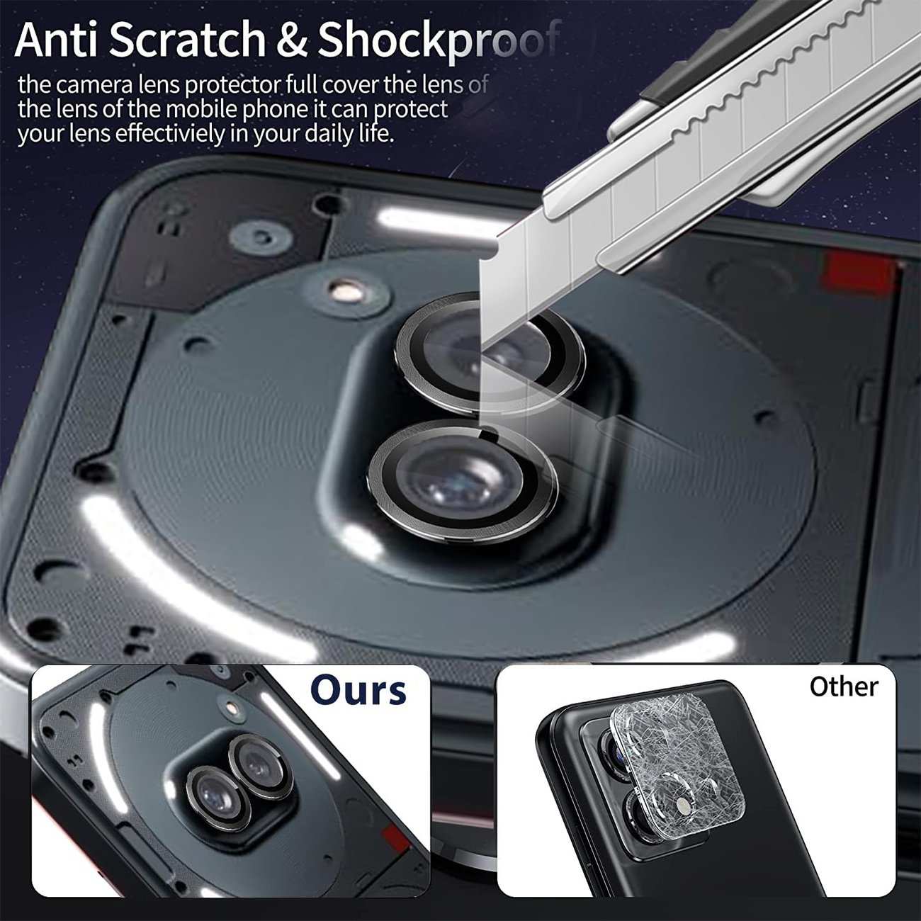 محافظ رینگی لنز دوربین گوشی ناتینگ فون 2a