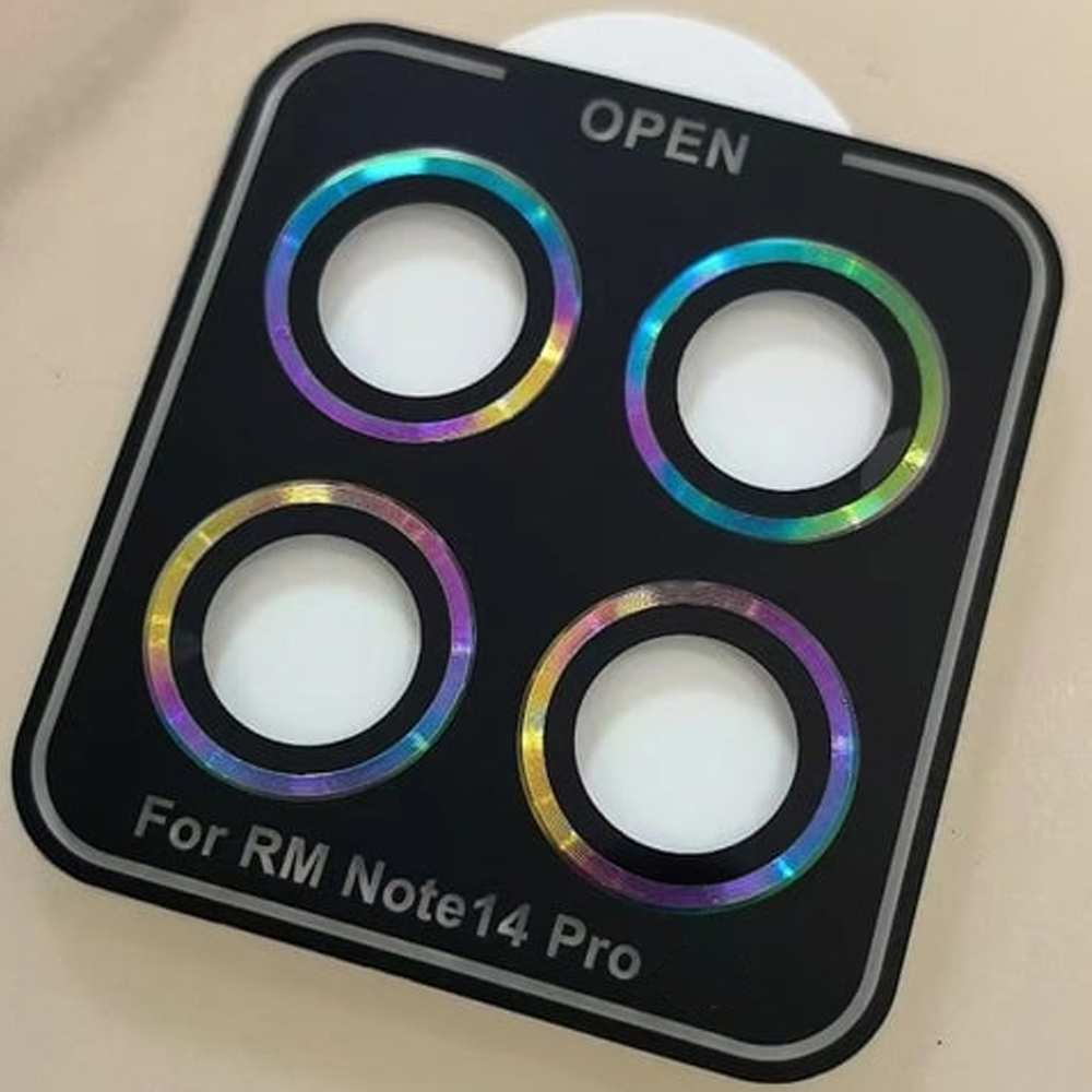 محافظ رینگی لنز دوربین گوشی شیائومی ردمی نوت 14 پرو شابلون دار