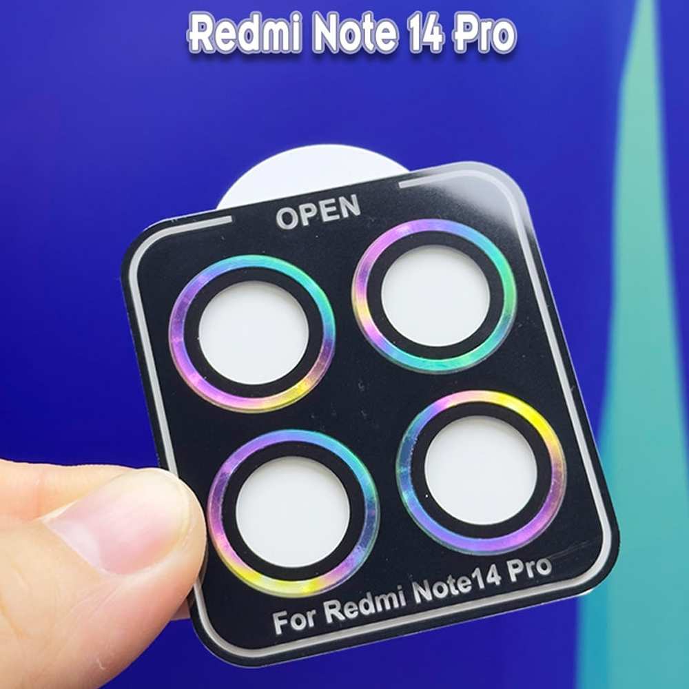 محافظ رینگی لنز دوربین گوشی شیائومی ردمی نوت 14 پرو شابلون دار