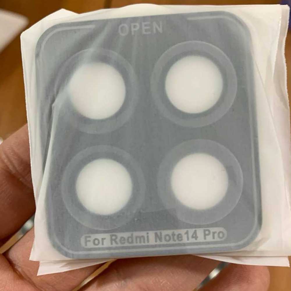 محافظ رینگی لنز دوربین گوشی شیائومی ردمی نوت 14 پرو شابلون دار