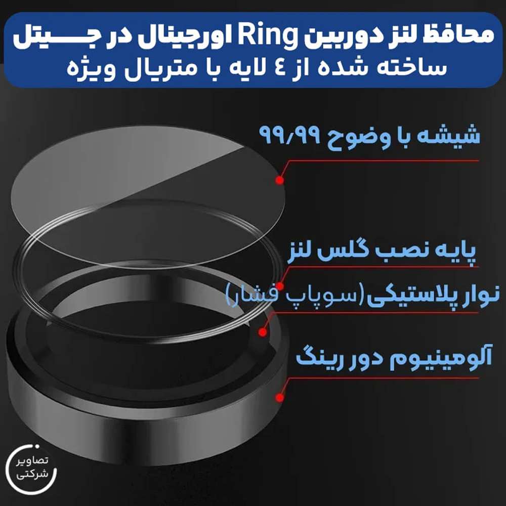 محافظ رینگی لنز گوشی Poco X6 Pro