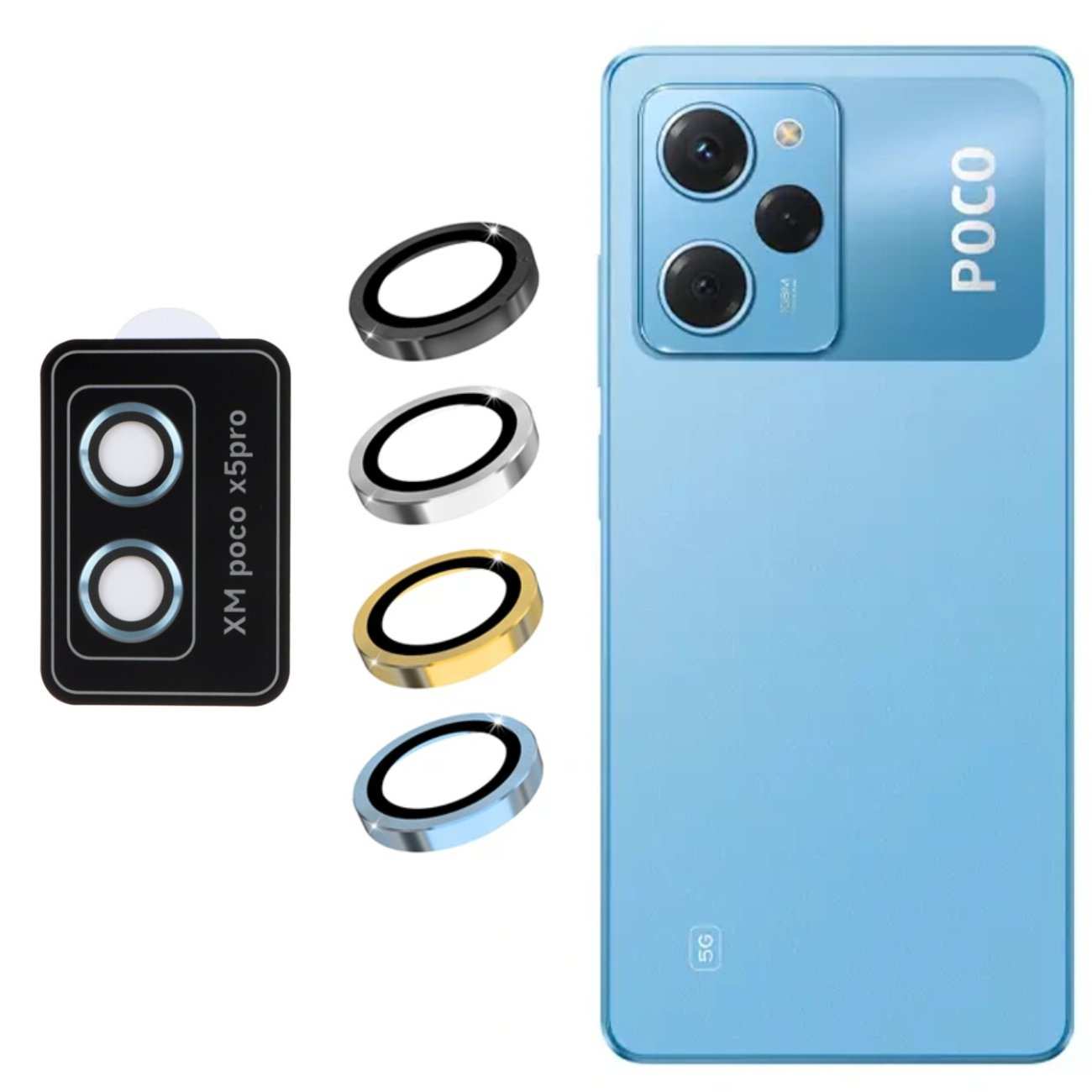 گلس لنز دوربین شیائومی پوکو X5 پرو