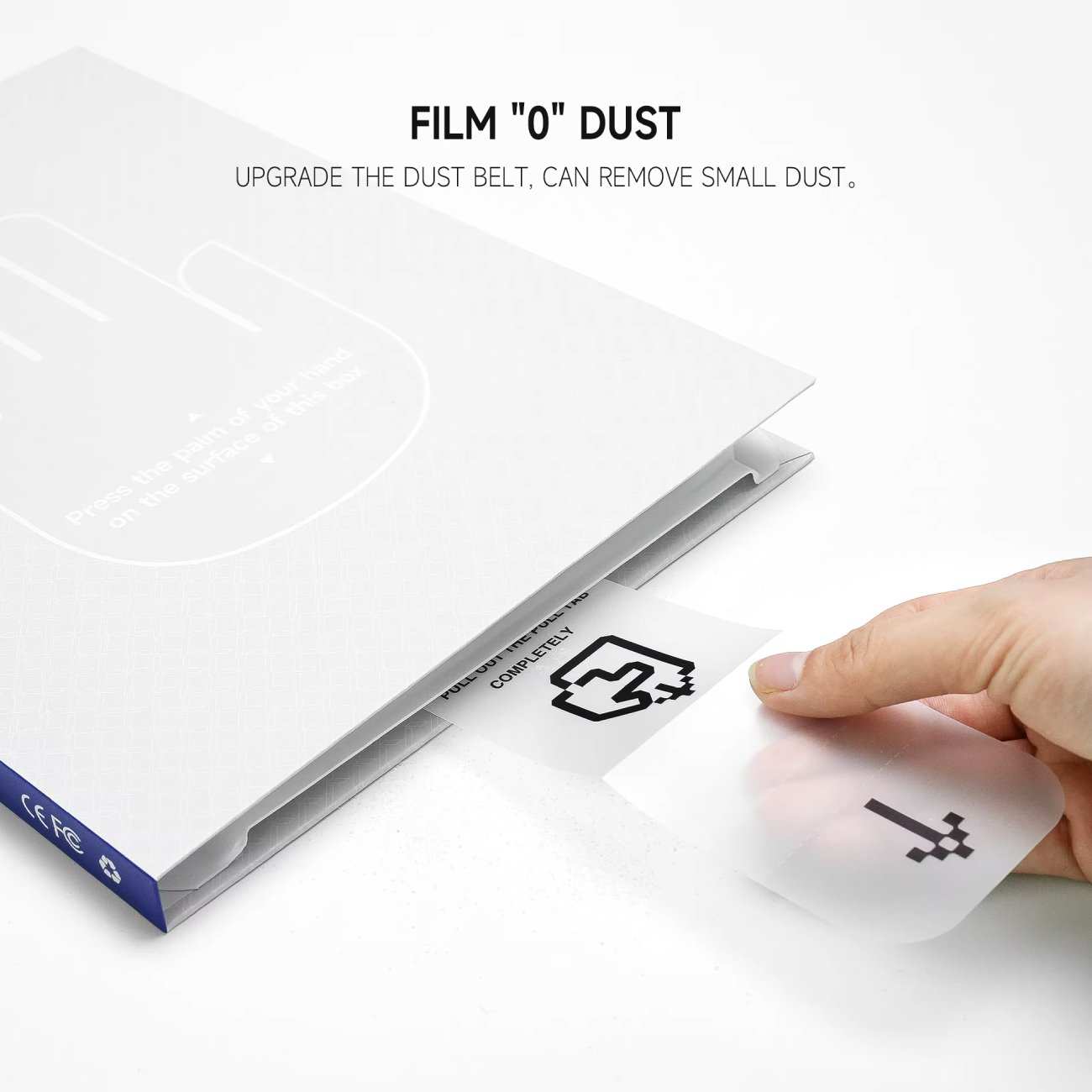 محافظ صفحه نمایش شیشه ای تبلت آیپد ایر 13 2024 همراه با کیت نصب Dust Free Box