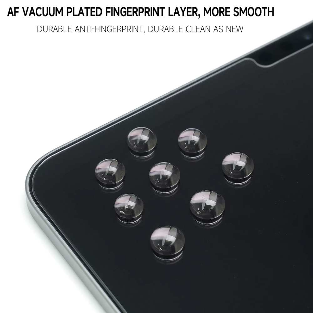 محافظ صفحه نمایش شیشه ای تبلت آیپد پرو 12.9 اینچ 2018/2023 همراه با کیت نصب Dust Free Box