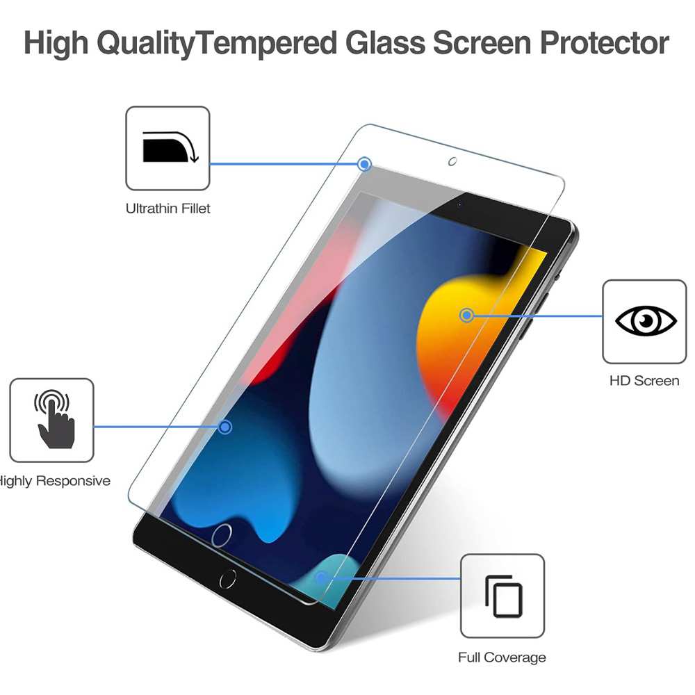 گلس شفاف تبلت اپل Apple iPad 9 (iPad 10.2")