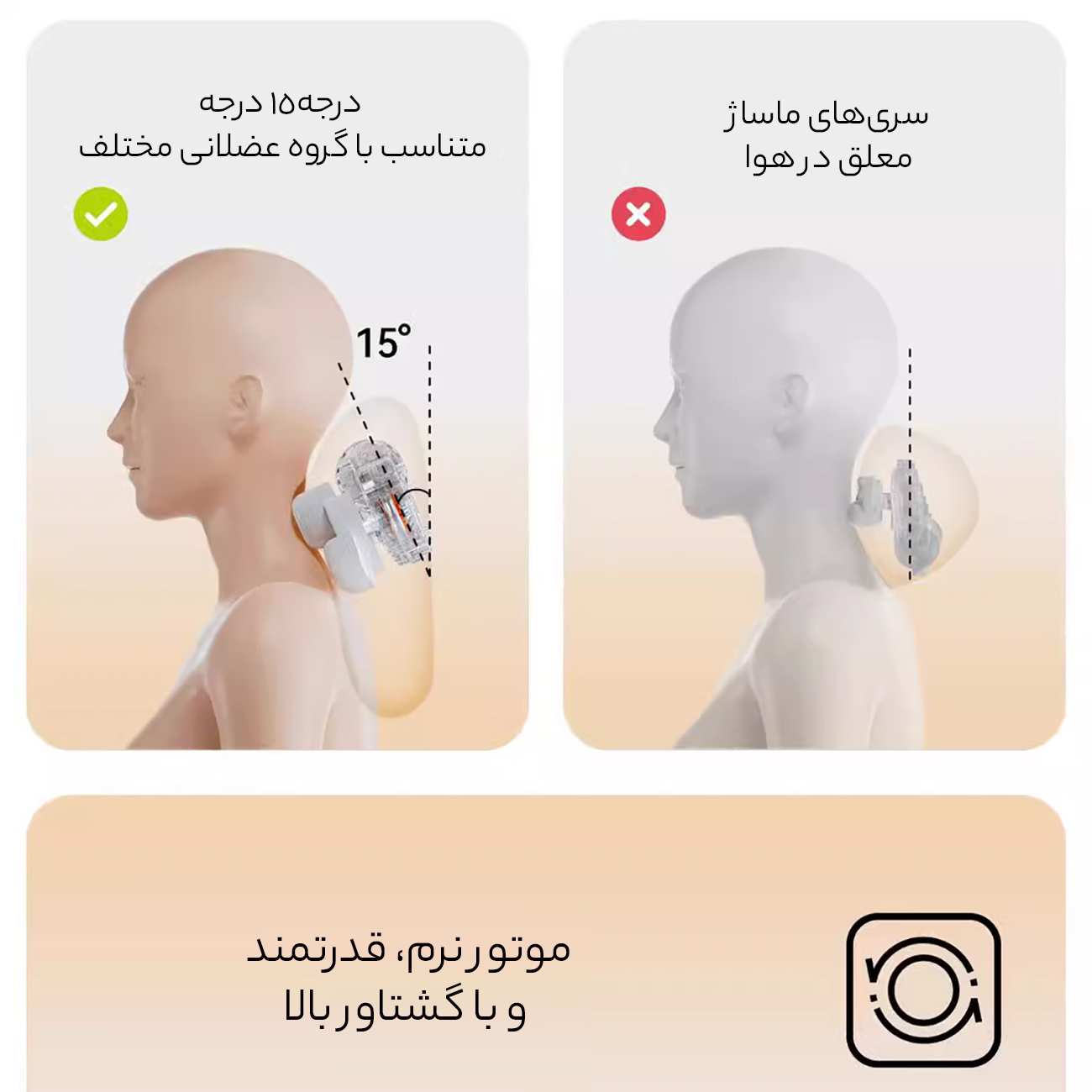ماساژور کمر چندمنظوره قابل حمل شیائومی Xiaomi RP-R2 Repor