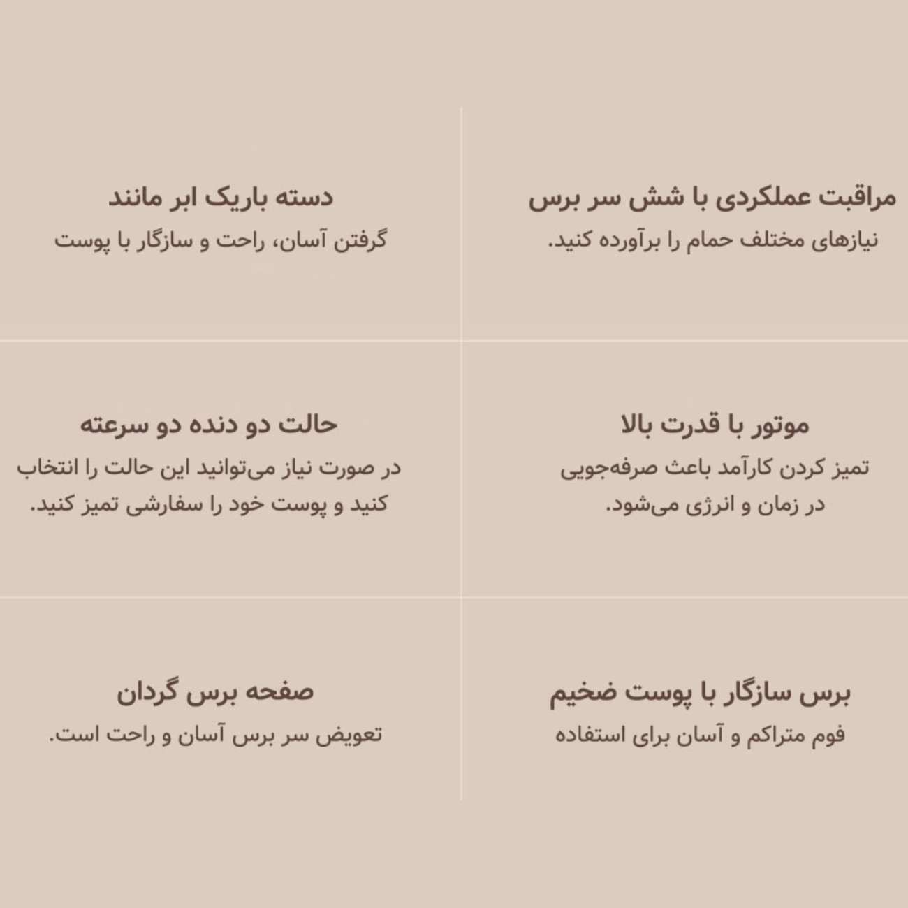برس حمام برقی دوکو شیائومی با شش سری BC100