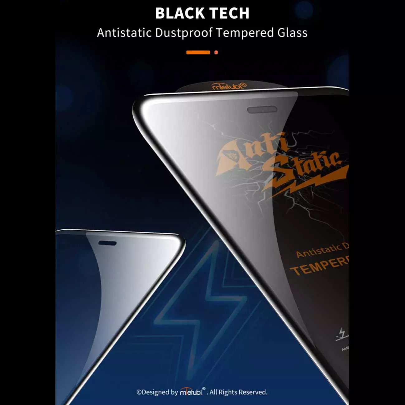 گلس شفاف آیفون 15 و 16 آنتی استاتیک Antistatic Dustproof