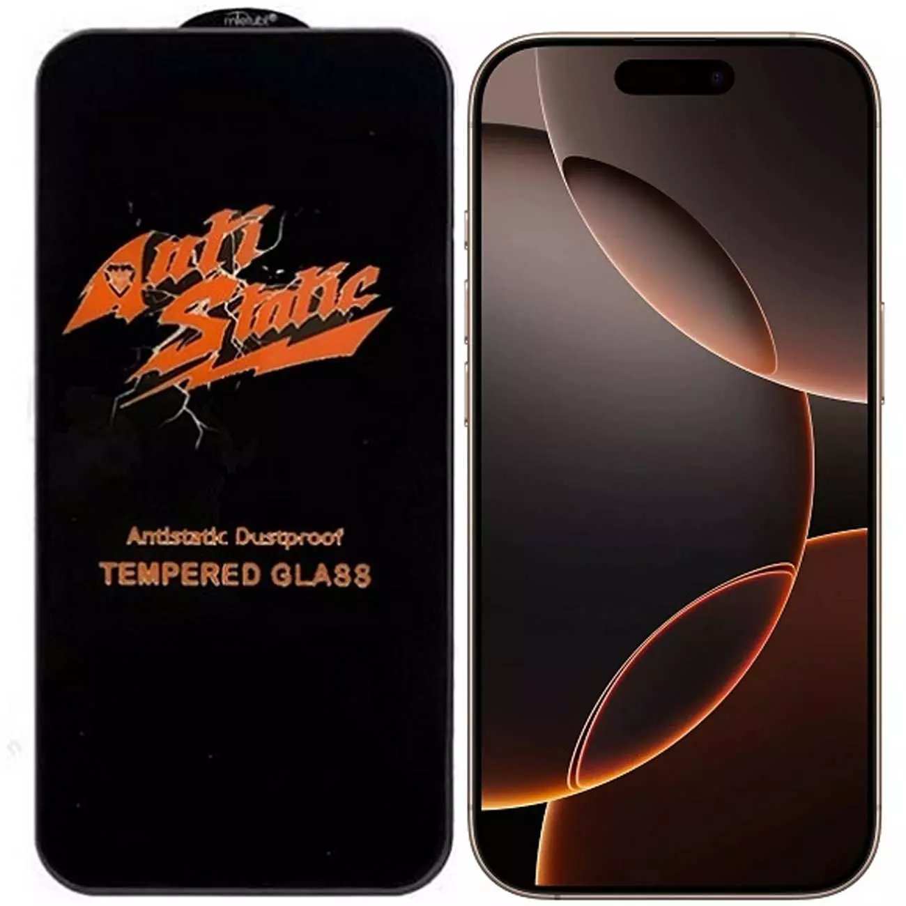 گلس شفاف آیفون 15 و 16 آنتی استاتیک Antistatic Dustproof