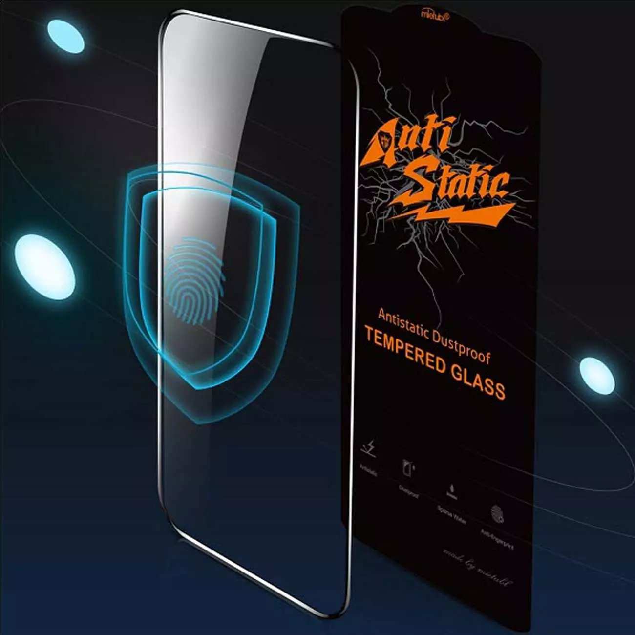 گلس شفاف آیفون 15 و 16 آنتی استاتیک Antistatic Dustproof