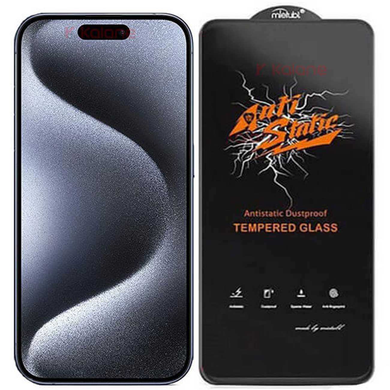 گلس شفاف آیفون 16 پرومکس آنتی استاتیک Antistatic Dustproof