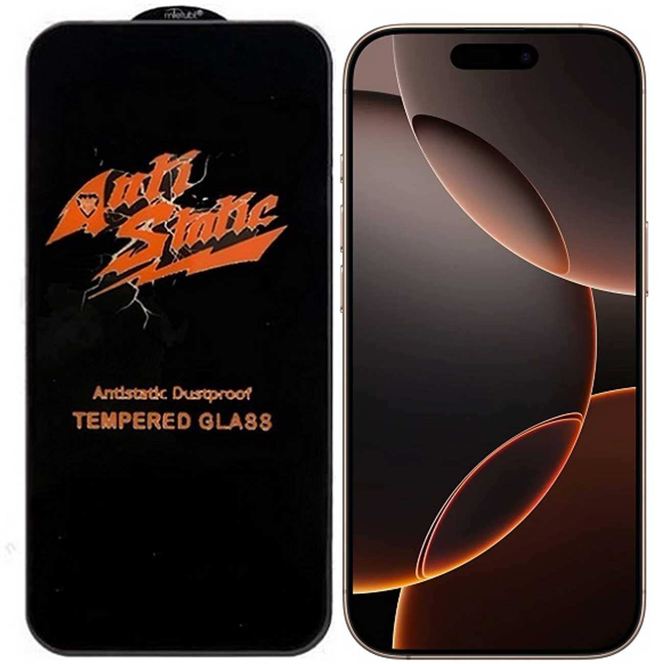 گلس شفاف آیفون 16 پرومکس آنتی استاتیک Antistatic Dustproof