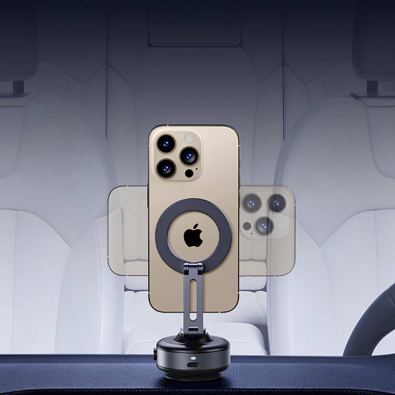 هولدر مکشی مگنتی الکتریکی تاشو چرخشی 360 درجه قابل شارژ چندکاره بونروی X94