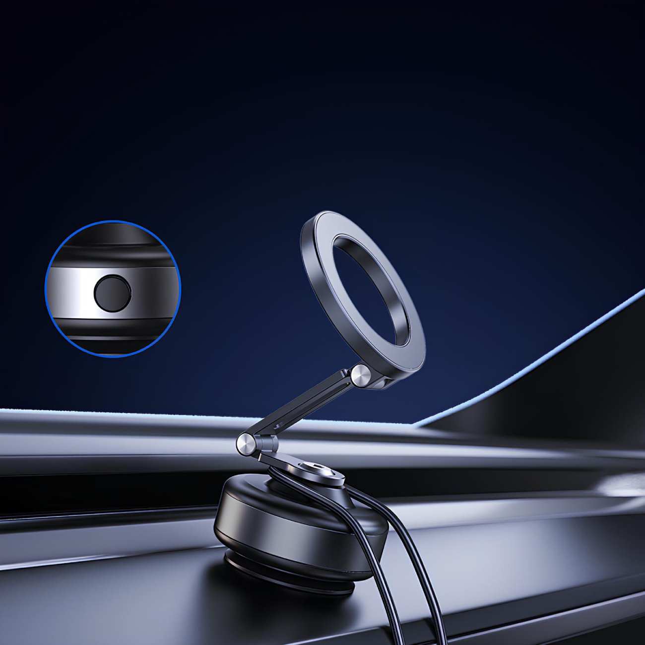 هولدر مکشی مگنتی الکتریکی تاشو چرخشی 360 درجه قابل شارژ چندکاره بونروی X94