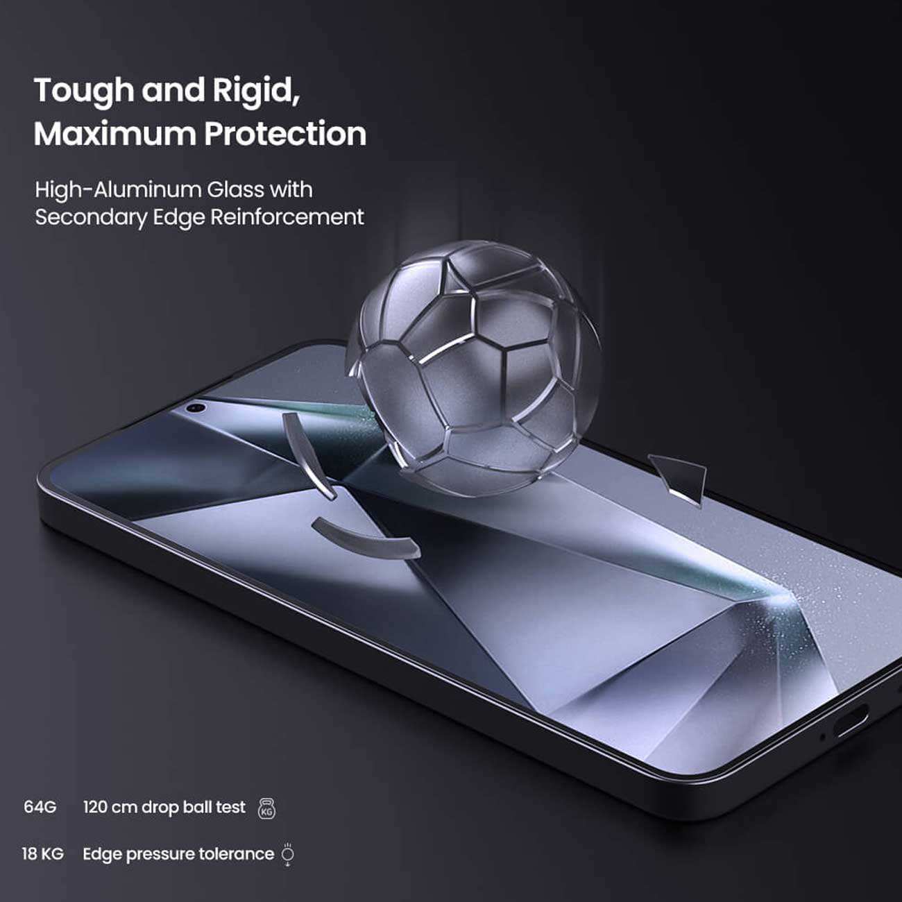 گلس شفاف سامسونگ گلکسی اس 25 پلاس نیلکین همراه با ابزار نصب Amazing H+ Pro