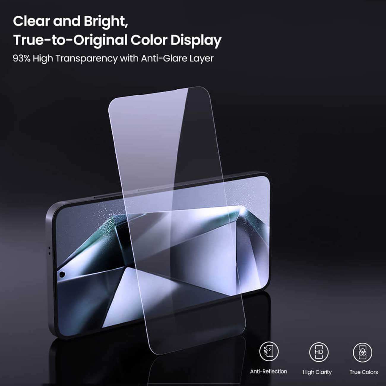 گلس شفاف سامسونگ گلکسی اس 25 نیلکین همراه با ابزار نصب Amazing H+ Pro
