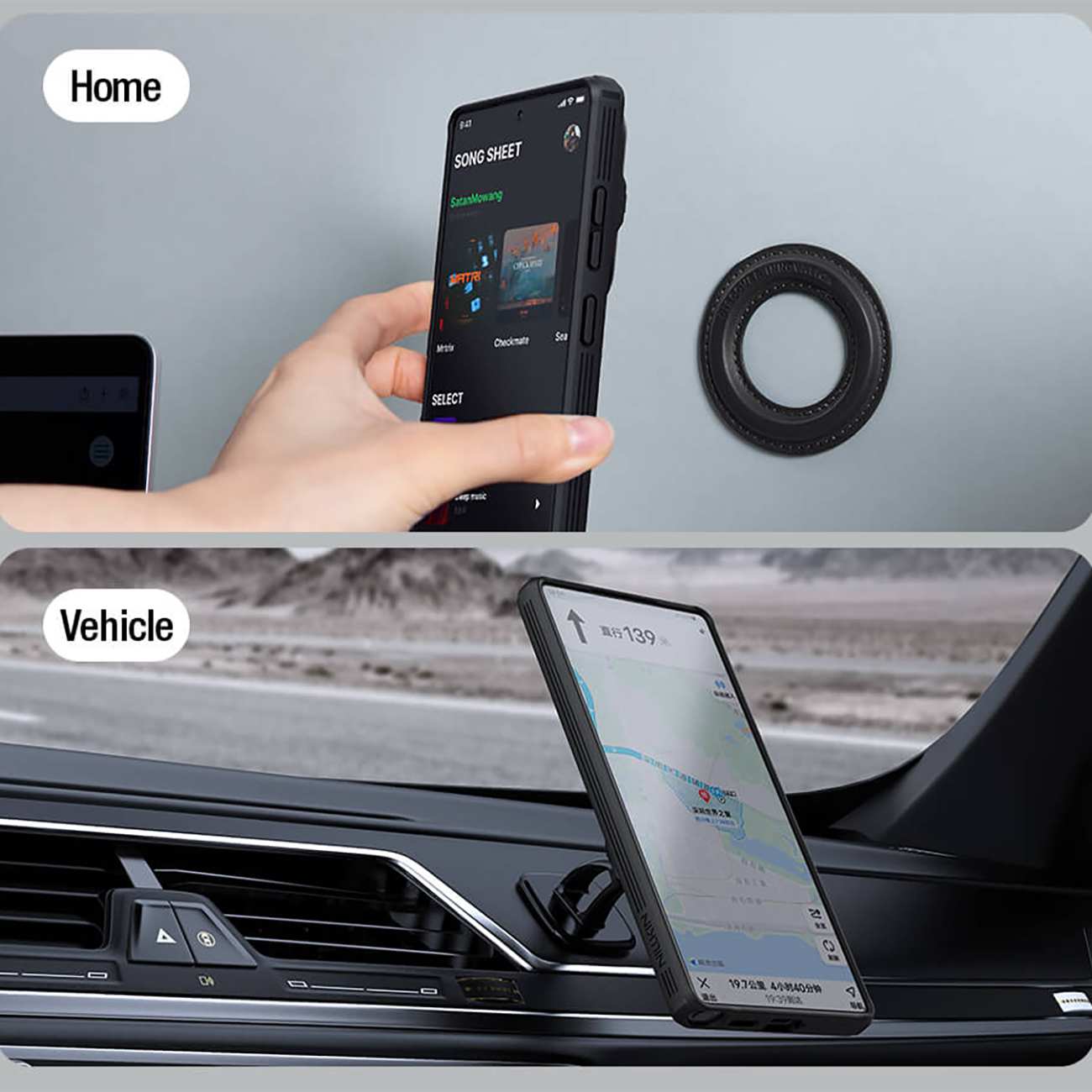 قاب محافظ مگنتی سامسونگ گلکسی اس 25 اولترا نیلکین Camshield Prop Magnetic