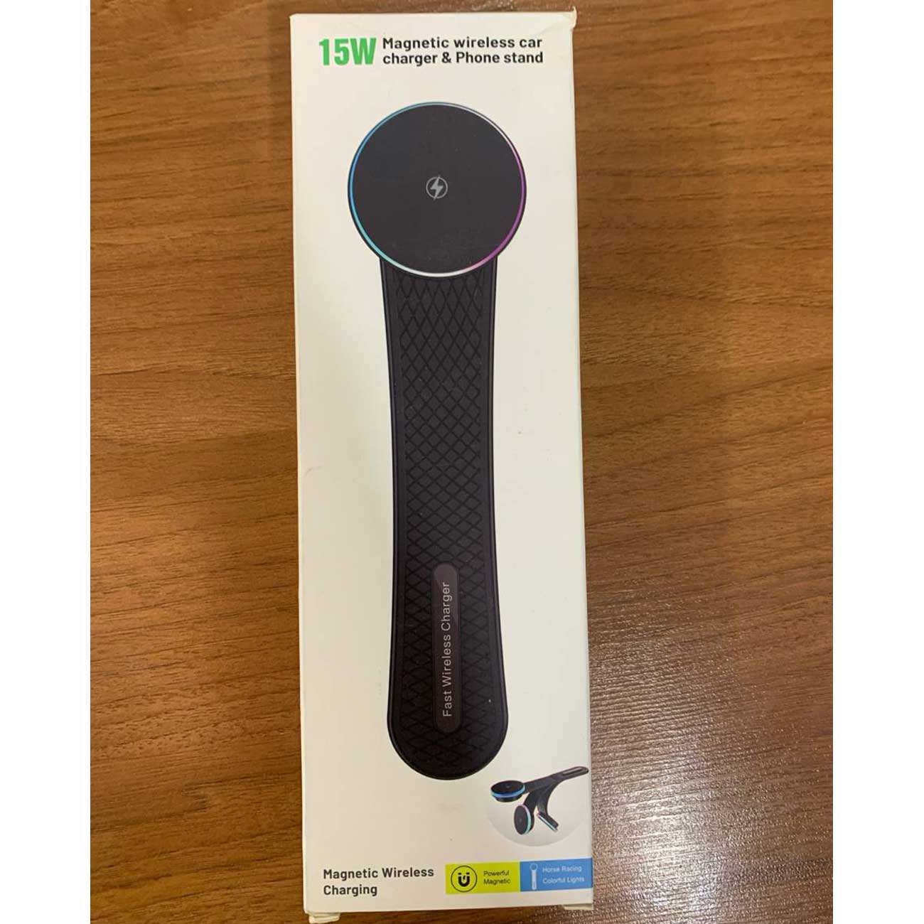 هولدر و شارژر بی سیم مگنتی تاشو داخل خودرو 15 وات X12