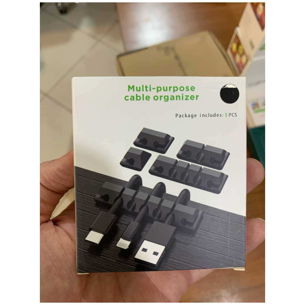 گیره نگهدارنده و نظم دهنده کابل (بسته 5 عددی)