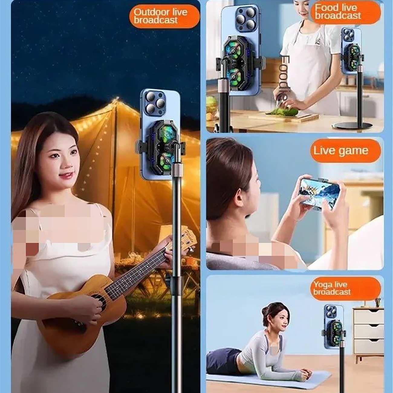 فن خنک کننده رادیاتوری گوشی موبایل SL-22