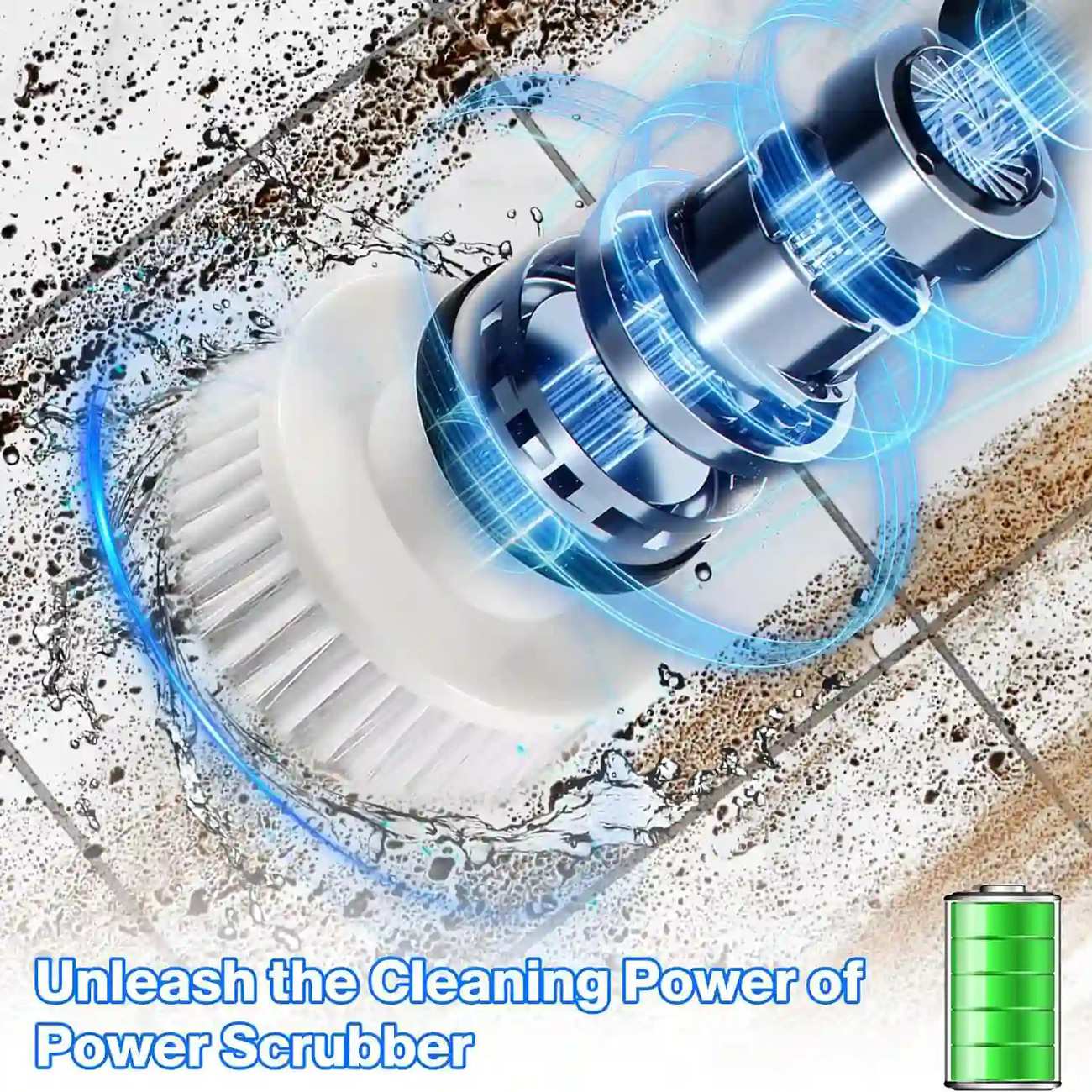 فرچه و برس کف شور شارژی K-129
