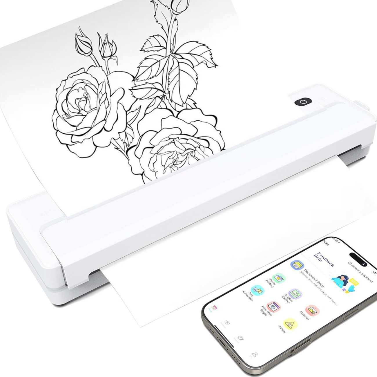 پرینتر حرارتی شارژی قابل حمل Thermal Sensitive