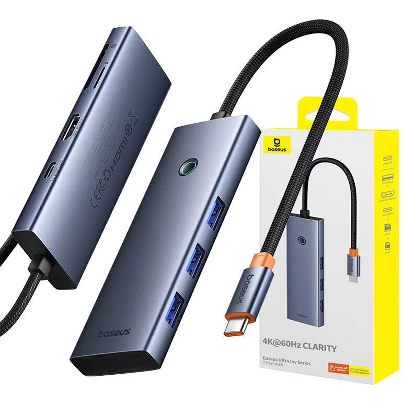 هاب تایپ سی 7 پورت بیسوس BS-OH160