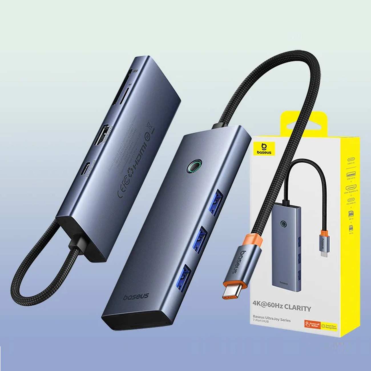 هاب تایپ سی 7 پورت بیسوس BS-OH160