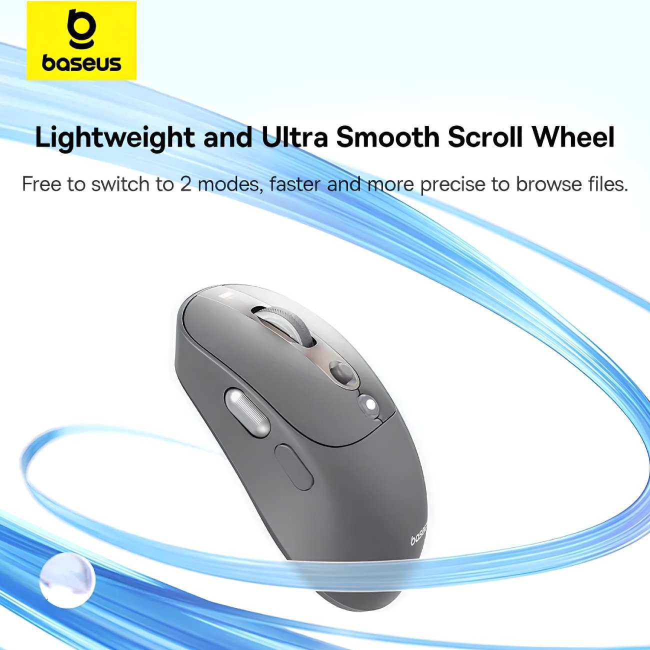 ماوس بی سیم دو حالته ویرایشگر با هوش مصنوعی قابل شارژ بیسوس BS-007 MAX
