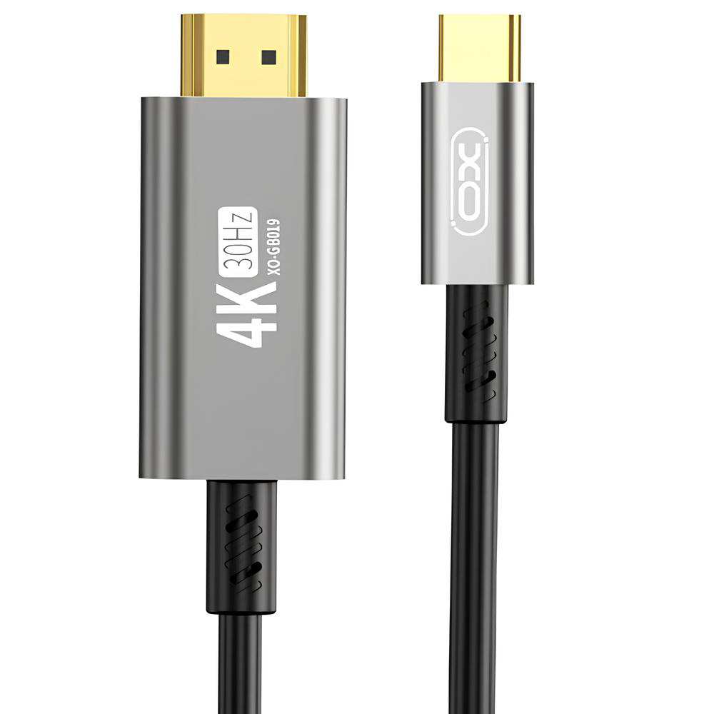 کابل تبدیل 180 سانتیمتری تایپ سی به اچ دی ام ایکس او GB019