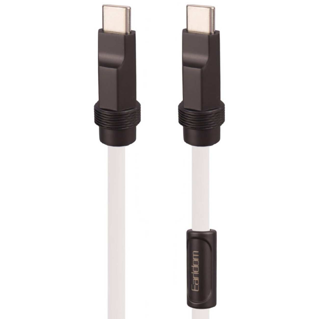 کابل فست شارژ تایپ سی به تایپ سی 100 وات 3 آمپر یک متری ارلدام EC-173C-C