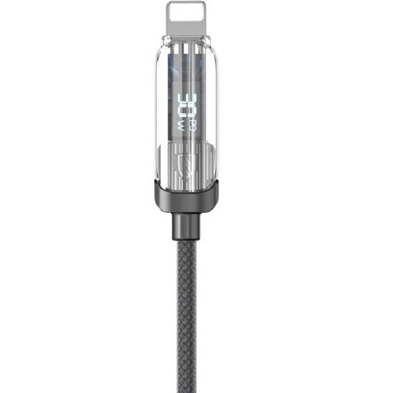 کابل شارژ سریع تایپ سی به لایتنینگ 30 وات یک متری ارلدام EC-189C-L